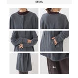 【OMNES】フェルトノーカラーミドル丈ハーフコート | OMNES | 詳細画像13