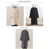 【OMNES】フェルト ルーズシルエットステンカラーコート | OMNES | 詳細画像13