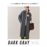 【OMNES】フェルト ルーズシルエットステンカラーコート | OMNES | 詳細画像9