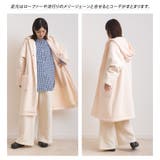 【OMNES】裏起毛ボンディングボタンフードコートアウター | OMNES | 詳細画像8