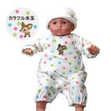 フィットオール カラフル水玉 編みバンビ | ミニビーンズ | 詳細画像1