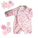 フィットオール リバティ風花柄 カバーオール | ミニビーンズ | 詳細画像1