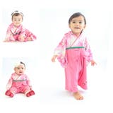 花柄 袴ロンパース はかまロンパース | ミニビーンズ | 詳細画像13