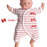 赤ボーダー 小さな赤ちゃん肌着 未熟児肌着 | ミニビーンズ | 詳細画像4 