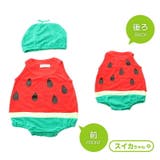 スイカちゃん | 451006 なりきりロンパース 苺 スイカ ハチ ひよこ パイン | ミニビーンズ