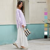 消しプリーツスカート ナチュラル 上品 | HENANA  | 詳細画像1 
