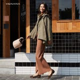 本格ニットパンツ リブニット スリット | HENANA  | 詳細画像1 