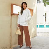 本格ニットパンツ リブニット スリット | HENANA  | 詳細画像18 