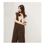 コーデュロイパンツ サロペット Vネック | HENANA | 詳細画像33