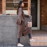 裏起毛 バックフリル ロングワンピース | HENANA  | 詳細画像32 