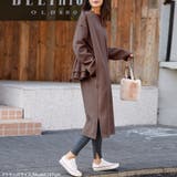 裏起毛 バックフリル ロングワンピース | HENANA  | 詳細画像33 