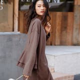 裏起毛 バックフリル ロングワンピース | HENANA  | 詳細画像34 