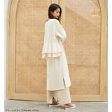 裏起毛 バックフリル ロングワンピース | HENANA  | 詳細画像8 