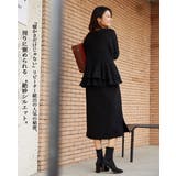 裏起毛 バックフリル ロングワンピース | HENANA  | 詳細画像28 