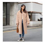 クルーネックボアコート ノーカラーコート レディースアパレル | HENANA  | 詳細画像27 