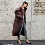 クルーネックボアコート ノーカラーコート レディースアパレル | HENANA  | 詳細画像12 