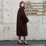 クルーネックボアコート ノーカラーコート レディースアパレル | HENANA  | 詳細画像11 