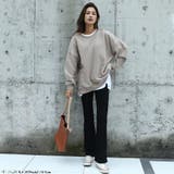 サイドZIP付き裏毛プルオーバー ゆったり プルオーバー | HENANA | 詳細画像3