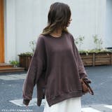 サイドZIP付き裏毛プルオーバー ゆったり プルオーバー | HENANA | 詳細画像13