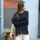 サイドZIP付き裏毛プルオーバー ゆったり プルオーバー | HENANA | 詳細画像19