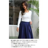 Uネック リブトップス リブ細見 | HENANA | 詳細画像29