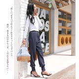 スリットジョグパンツ 裾リブスリットパンツ ゆったり | HENANA  | 詳細画像3 