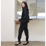 スリットジョグパンツ 裾リブスリットパンツ ゆったり | HENANA  | 詳細画像38 