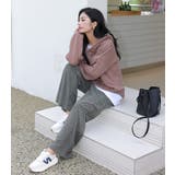 『やわらかコーデュロイ×ワイドパン』コーデュロイポケット付きワイドパンツ コーデ… | HENANA  | 詳細画像24 