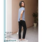 美脚デニムパンツ 伸縮性 ロングパンツ | HENANA  | 詳細画像14 
