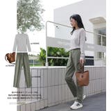 『上品オリジナル素材×吸湿発熱トップス』定番長袖TEE 綿 あったか | HENANA  | 詳細画像15 