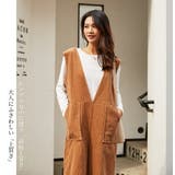 コーデュロイパンツ サロペット Vネック | HENANA | 詳細画像2