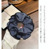 【韓国トレンド×ビッグシュシュ】シュシュ 大ぶり 千鳥格子柄 | HENANA | 詳細画像10