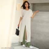 前後2WAYバックスリット Tシャツワンピース Tシャツワンピース | HENANA | 詳細画像11