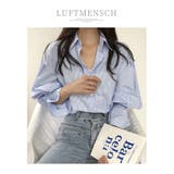 春 夏 新作 ランタンスリーブシャツ ブラウス ストライプ柄 | WITCH | 詳細画像10 