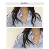 春 夏 新作 ランタンスリーブシャツ ブラウス ストライプ柄 | WITCH | 詳細画像6 