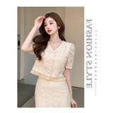 セットアップ 総レース トップス スカート 2点セット | WITCH | 詳細画像15