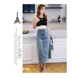 パール デニム ロングスカート | WITCH | 詳細画像13 