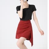 ワインレッド | ボトムス ミニスカート タイトスカート ひざ丈 | WITCH