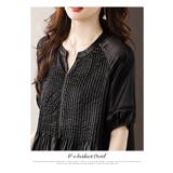 ブラウス 半袖 vネック シフォン トップス | WITCH | 詳細画像16