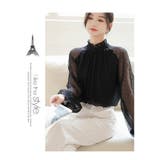 ドット柄切替シアーブラウス | WITCH | 詳細画像10 
