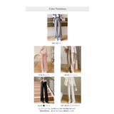 秋 新作 マタニティ パンツ ワイドパンツ アジャスター 調整 お腹楽ちん | WITCH | 詳細画像7