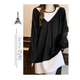 秋 新作 楊柳生地 オーバーサイズ ロング Ｔシャツ 長袖 | WITCH | 詳細画像13 