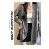 秋 新作 ニット カーディガン セーター 長袖 レディース羽織 | WITCH | 詳細画像16 