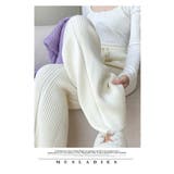 秋 新作 リブニットフレアワイドパンツ | WITCH | 詳細画像12 