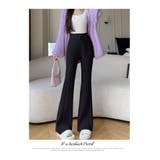 秋 新作 リブニットフレアワイドパンツ | WITCH | 詳細画像18 