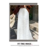 秋 新作 シャギーファー ニットロングスカート | WITCH | 詳細画像13 