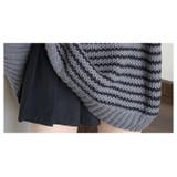 秋冬 新作 ボーダー柄アイレットニットチュニック | WITCH | 詳細画像6