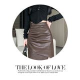 秋 新作 フェイクレザーアシメヘムスカート | WITCH | 詳細画像10 