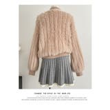 シャギーニット リブヘムエコファーカーディガン | WITCH | 詳細画像14