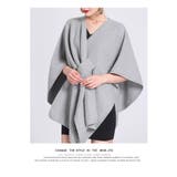 ニットポンチョ ポンチョコート ストール マフラー | WITCH | 詳細画像14 